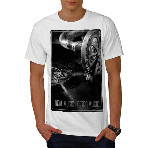 Vinyl Music Player Mens T-Shirt