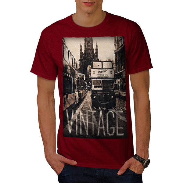 Old Vintage Bus Mens T-Shirt