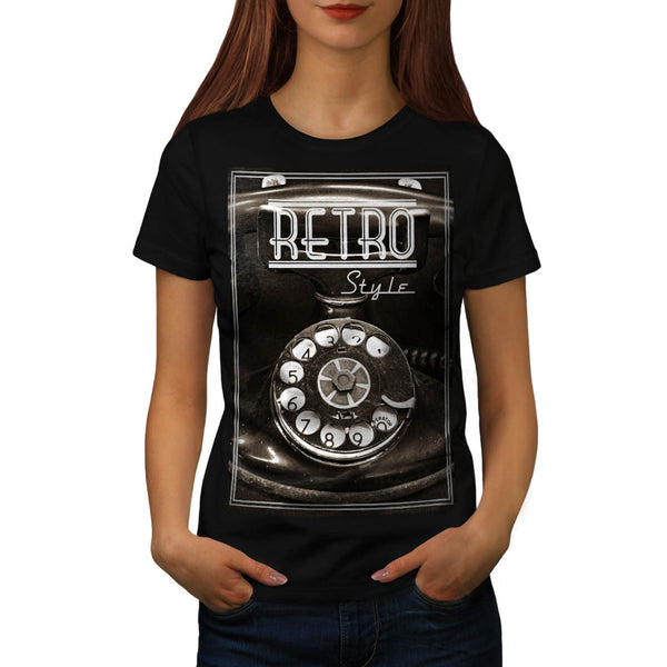 Retro Style Phone Womens T-Shirt