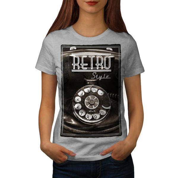 Retro Style Phone Womens T-Shirt