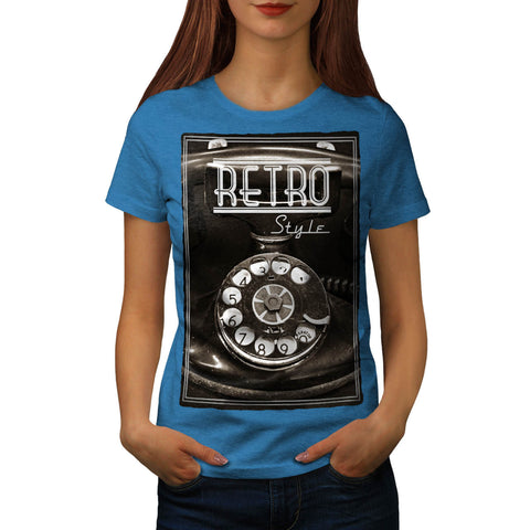 Retro Style Phone Womens T-Shirt