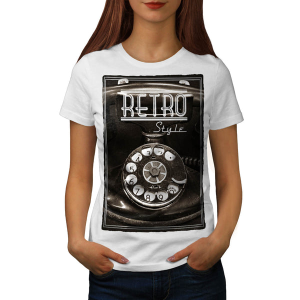 Retro Style Phone Womens T-Shirt