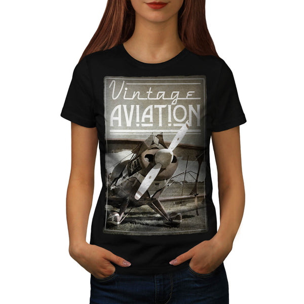 Vintage Aviation Womens T-Shirt