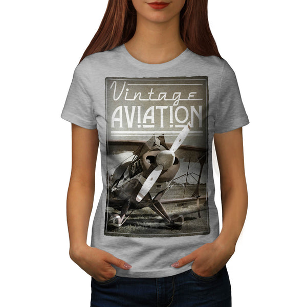 Vintage Aviation Womens T-Shirt