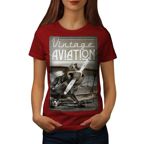 Vintage Aviation Womens T-Shirt