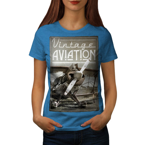 Vintage Aviation Womens T-Shirt