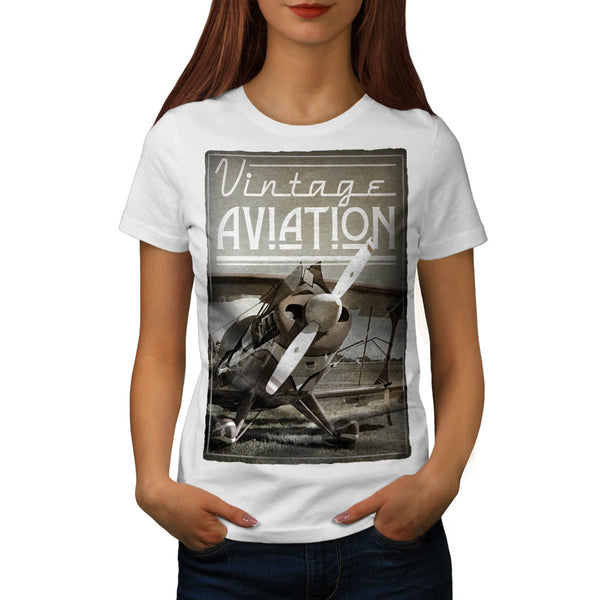 Vintage Aviation Womens T-Shirt