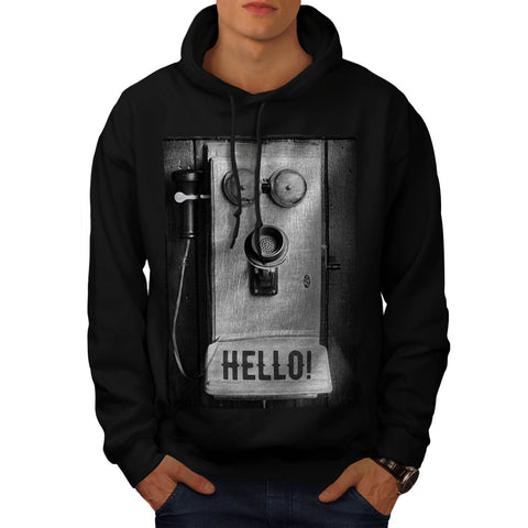 Retro Phone Mens Hoodie