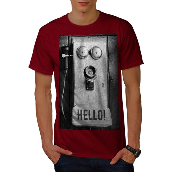 Retro Phone Mens T-Shirt