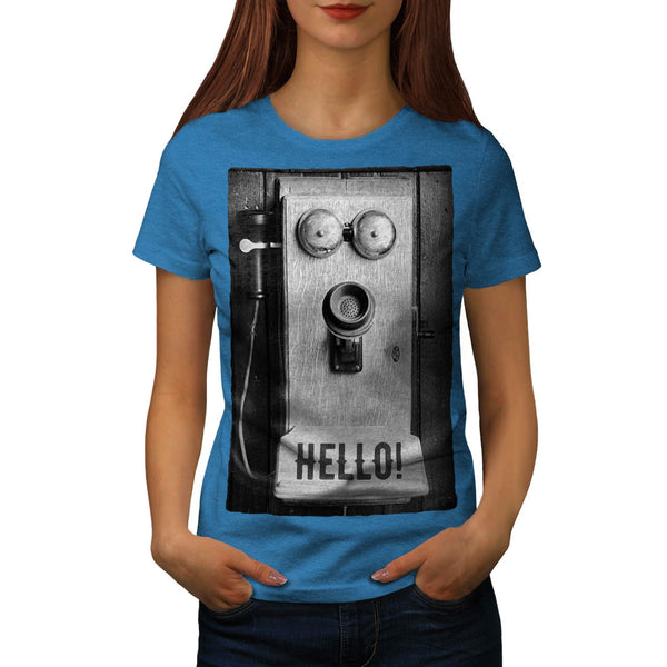 Retro Phone Womens T-Shirt