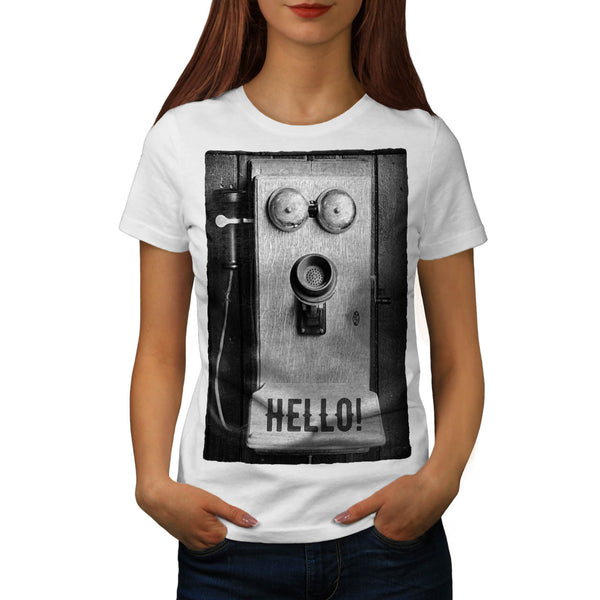 Retro Phone Womens T-Shirt