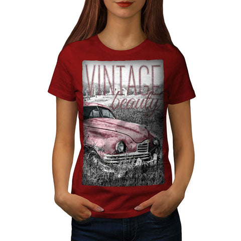 Vintage Beauty Womens T-Shirt