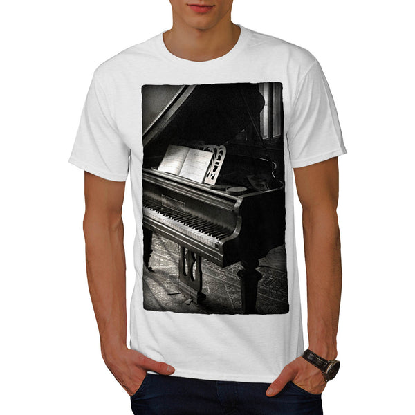 Vintage Piano Mens T-Shirt