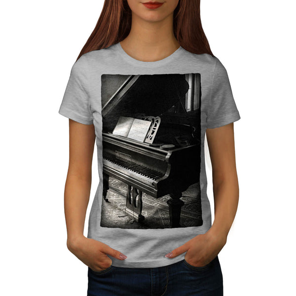 Vintage Piano Womens T-Shirt