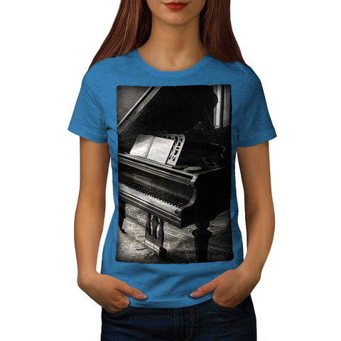 Vintage Piano Womens T-Shirt