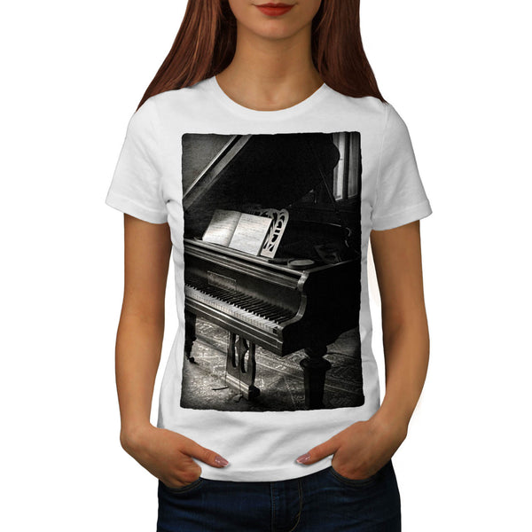 Vintage Piano Womens T-Shirt
