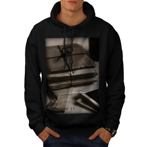 Retro Letters Mens Hoodie