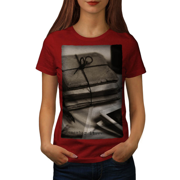 Retro Letters Womens T-Shirt