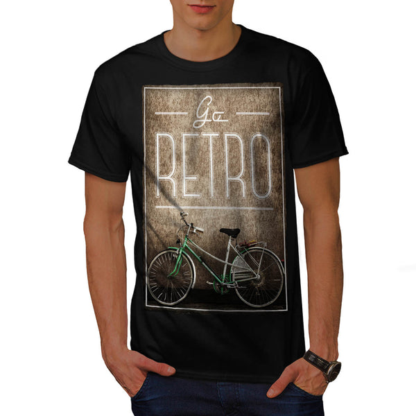 Retro Bike Picture Mens T-Shirt