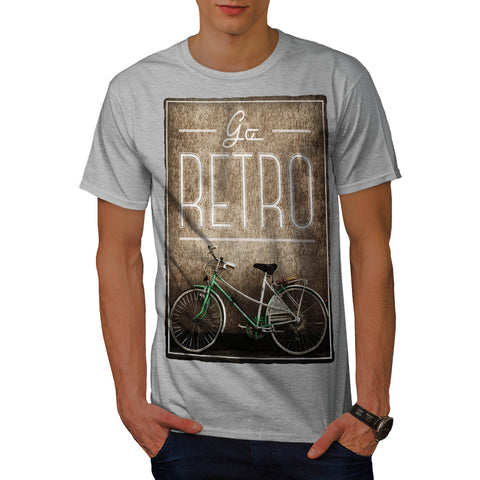 Retro Bike Picture Mens T-Shirt