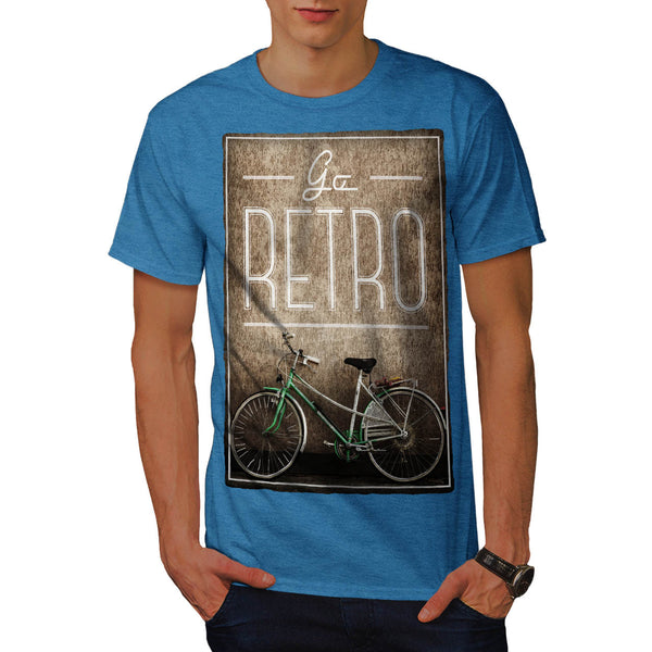 Retro Bike Picture Mens T-Shirt