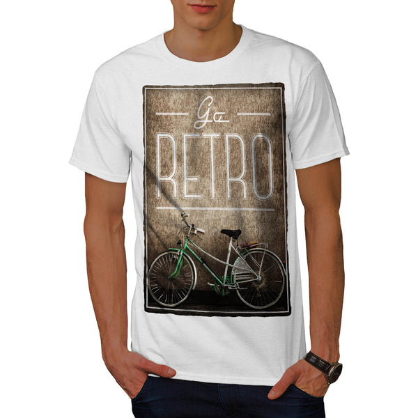 Retro Bike Picture Mens T-Shirt