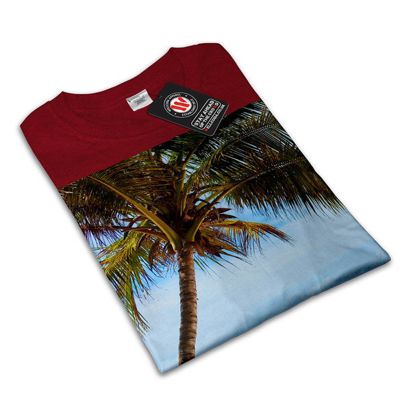 Blue Sandy Beach Mens T-Shirt