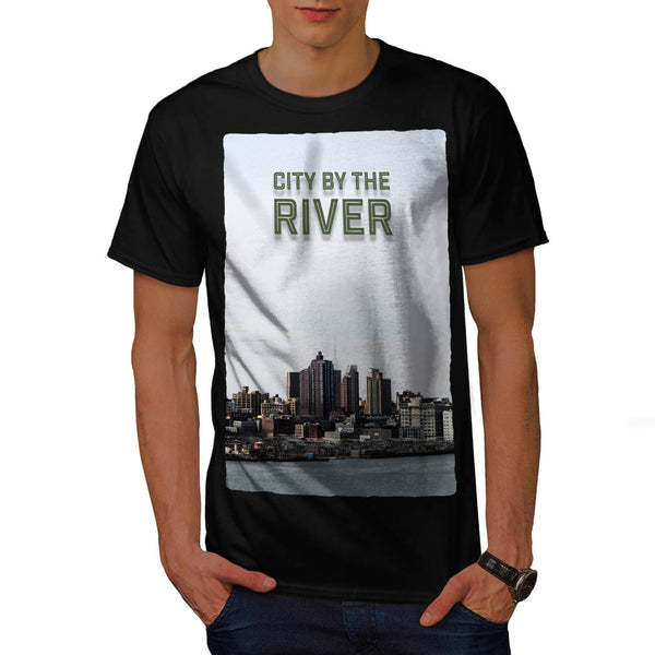 City By The River Mens T-Shirt