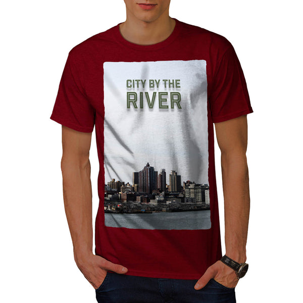 City By The River Mens T-Shirt