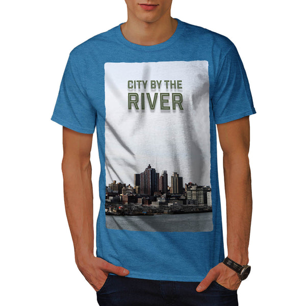 City By The River Mens T-Shirt