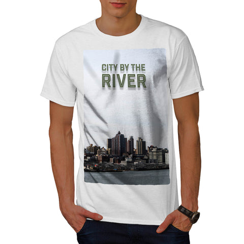 City By The River Mens T-Shirt