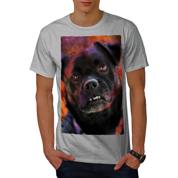 Cute Dog With Big Eye Mens T-Shirt