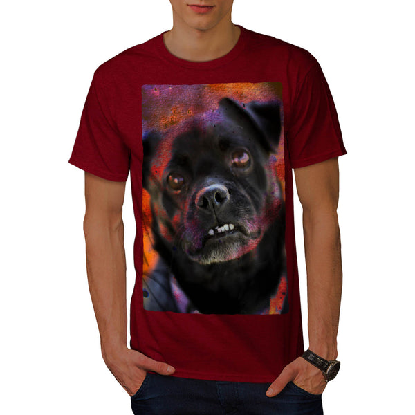 Cute Dog With Big Eye Mens T-Shirt