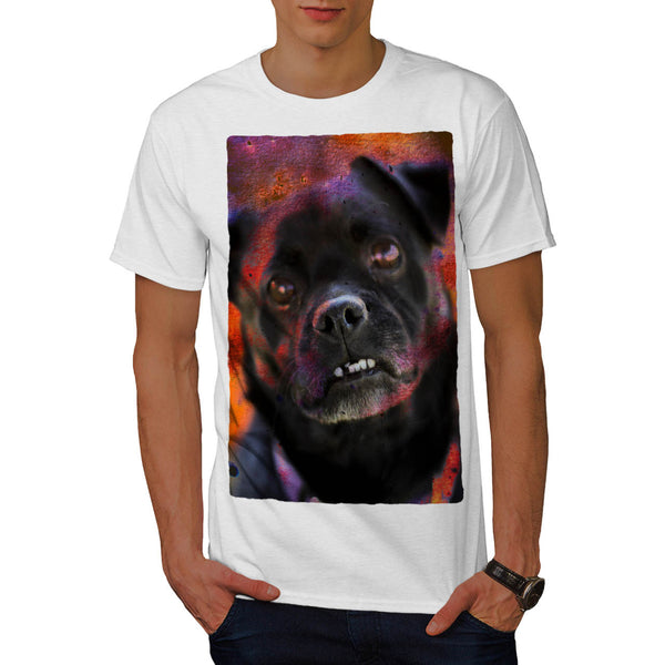 Cute Dog With Big Eye Mens T-Shirt