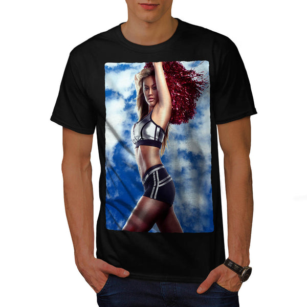 Cheerleader Girl Mens T-Shirt