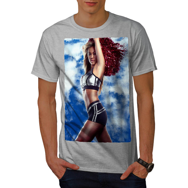 Cheerleader Girl Mens T-Shirt