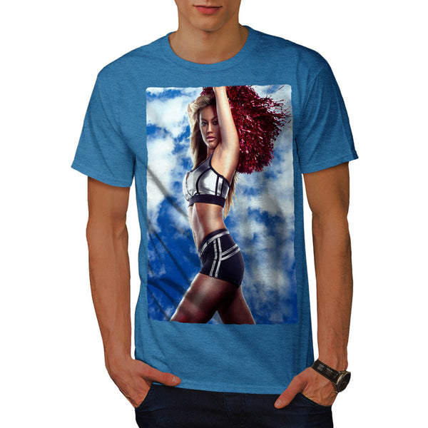 Cheerleader Girl Mens T-Shirt