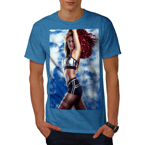 Cheerleader Girl Mens T-Shirt
