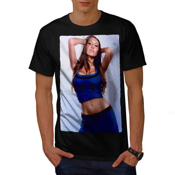 Cheerleader Girl Mens T-Shirt