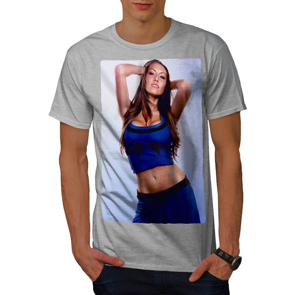 Cheerleader Girl Mens T-Shirt