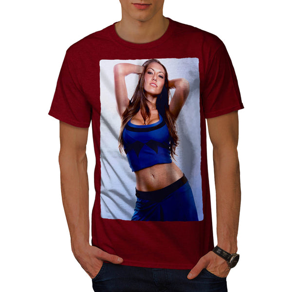 Cheerleader Girl Mens T-Shirt