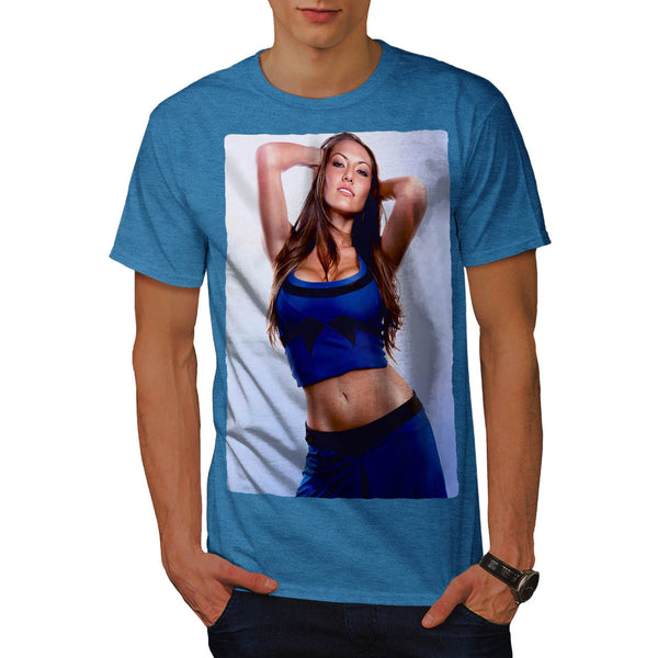 Cheerleader Girl Mens T-Shirt
