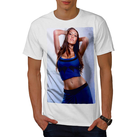 Cheerleader Girl Mens T-Shirt