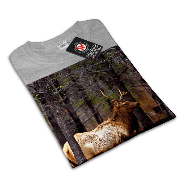 Deer Family Forest Mens T-Shirt