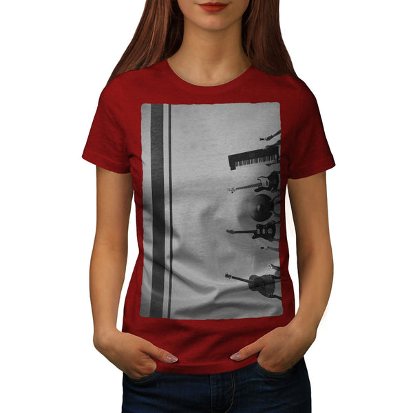 Music Instruments Womens T-Shirt