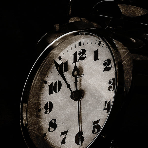 Retro Old Clock Mens Hoodie