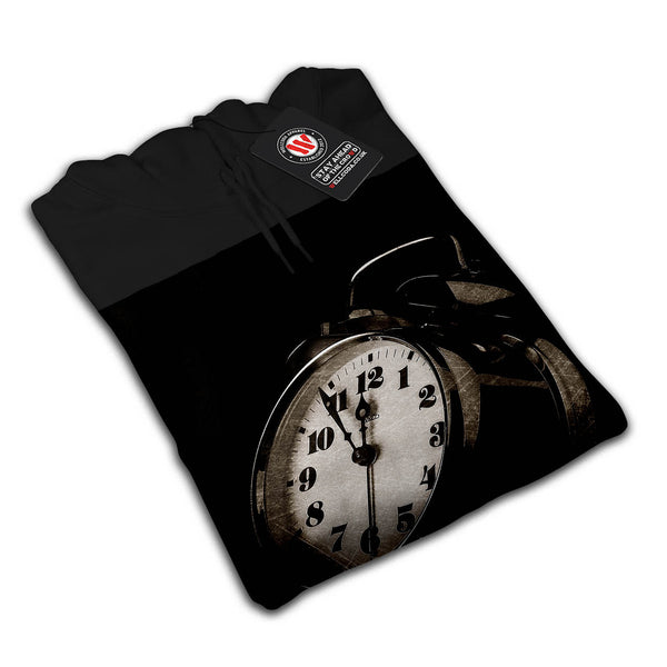 Retro Old Clock Mens Hoodie