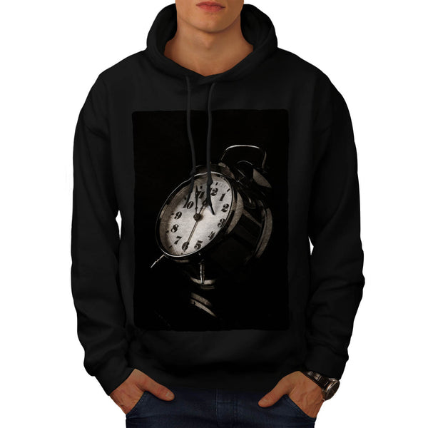 Retro Old Clock Mens Hoodie