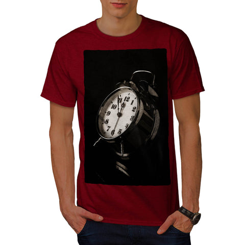 Retro Old Clock Mens T-Shirt