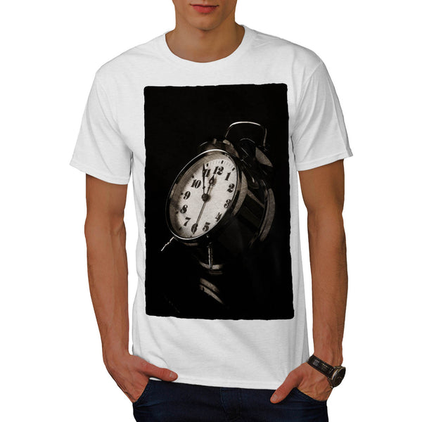 Retro Old Clock Mens T-Shirt